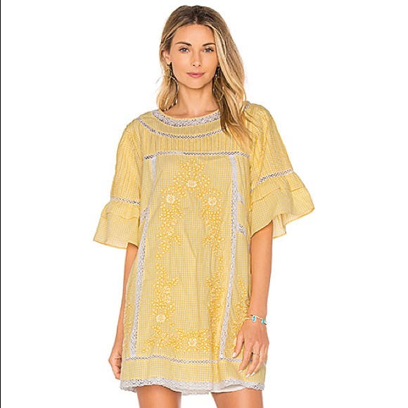 Free People Sunny Day Dress in Yellow - Picture 1 of 2
